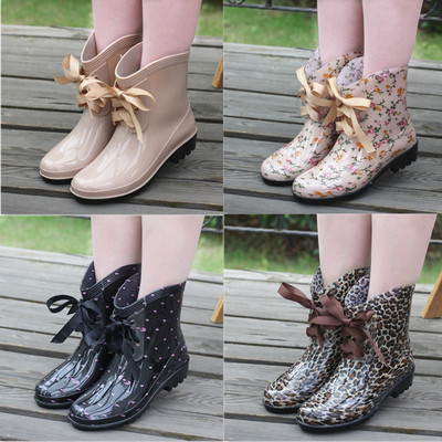 秋冬韩国可爱时尚风保暖防水鞋
