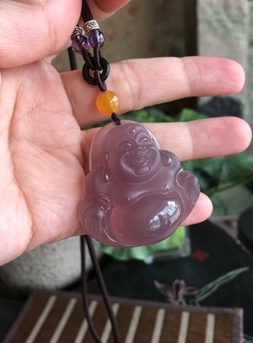 无烧皇家紫玉髓名贵吊坠不议价