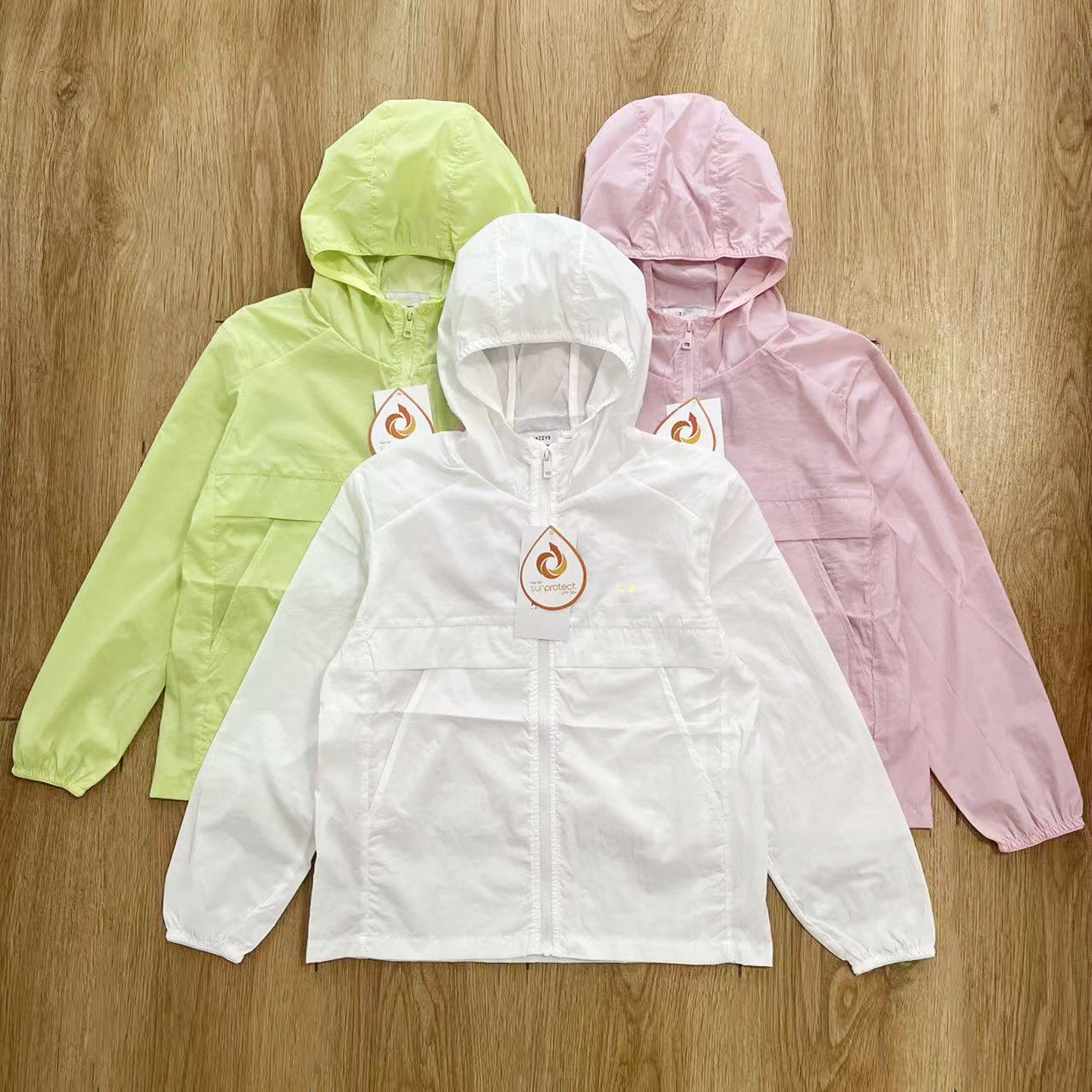 夏季新款简单休闲百搭男女童薄款防晒衣速干透气外套上衣中大童