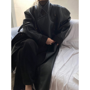 AcupStudio江右上高级感羊羔毛长款加厚皮衣女冬皮毛一体风衣外套