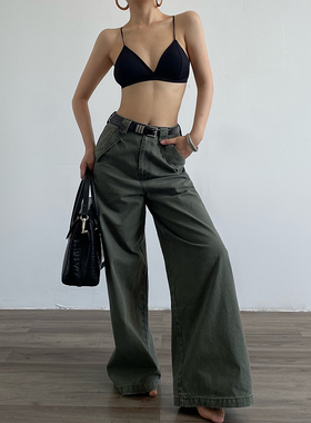 AcupStudio江右上 宽松百搭直筒工装裤休闲裤子