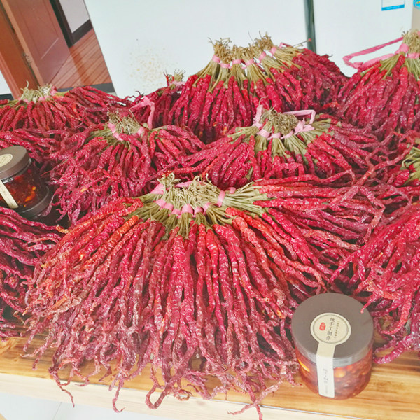 贵州特产大方皱椒 农家干辣椒种子线椒鸡爪辣红辣椒250g包邮