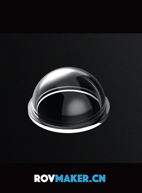 光学PC半球罩 1000米耐压  水下机器人ROV摄像头球型盖 110外径