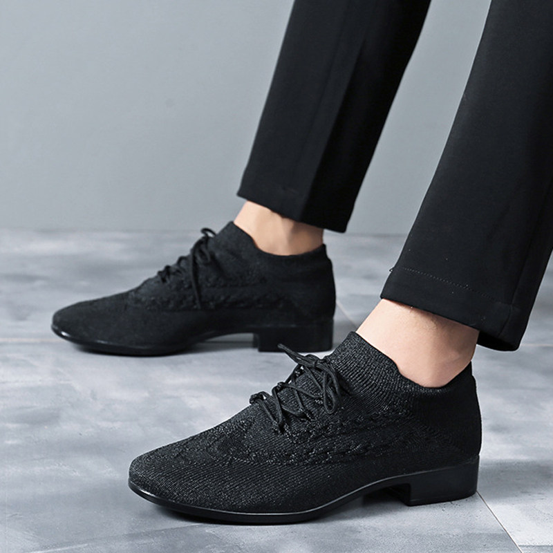 飞织透气舞蹈鞋男士摩登舞鞋室外跳舞鞋广场舞蹈鞋成人交谊国标夏