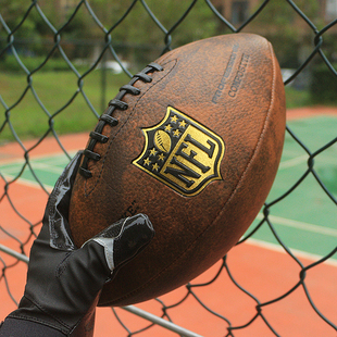 美式橄榄球比赛成人学生青少年9号6号3号仿古摆件PU定订做NFL腰旗