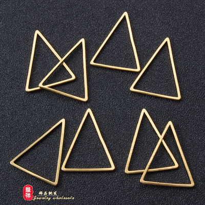 纯铜等腰三角形金属黄铜配件