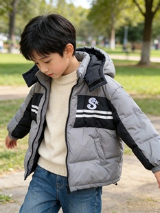 男女中童羽绒服冬装2026新款洋气冬季童装加厚儿童保暖休闲外套