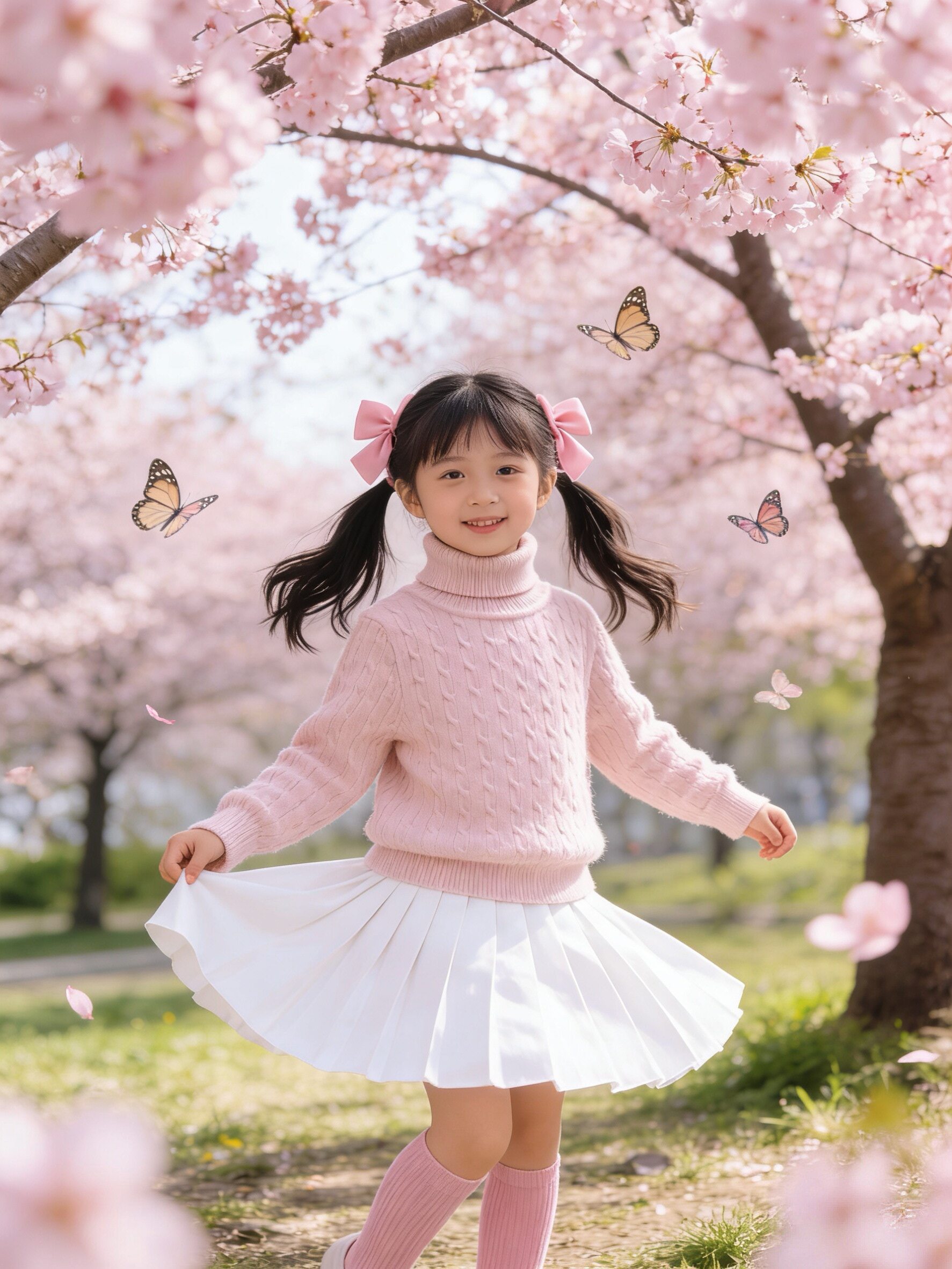 2026新款男女中童秋冬高领麻花百搭毛衣套头针织衫儿童打底衫