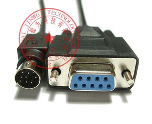 定做Hunlteigh Dopplex MD2多普勒血流探测仪RS232线 8针转9孔线