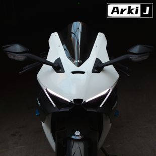 春风675sr风挡675sr改装风挡675sr车头改装头罩冰野原创