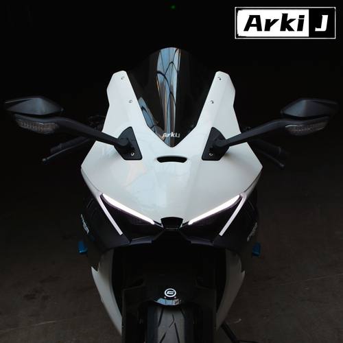 春风675sr风挡675sr改装风挡675sr车头改装头罩冰野原创