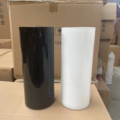 简约玻璃山西婚庆黑白色玻璃花瓶