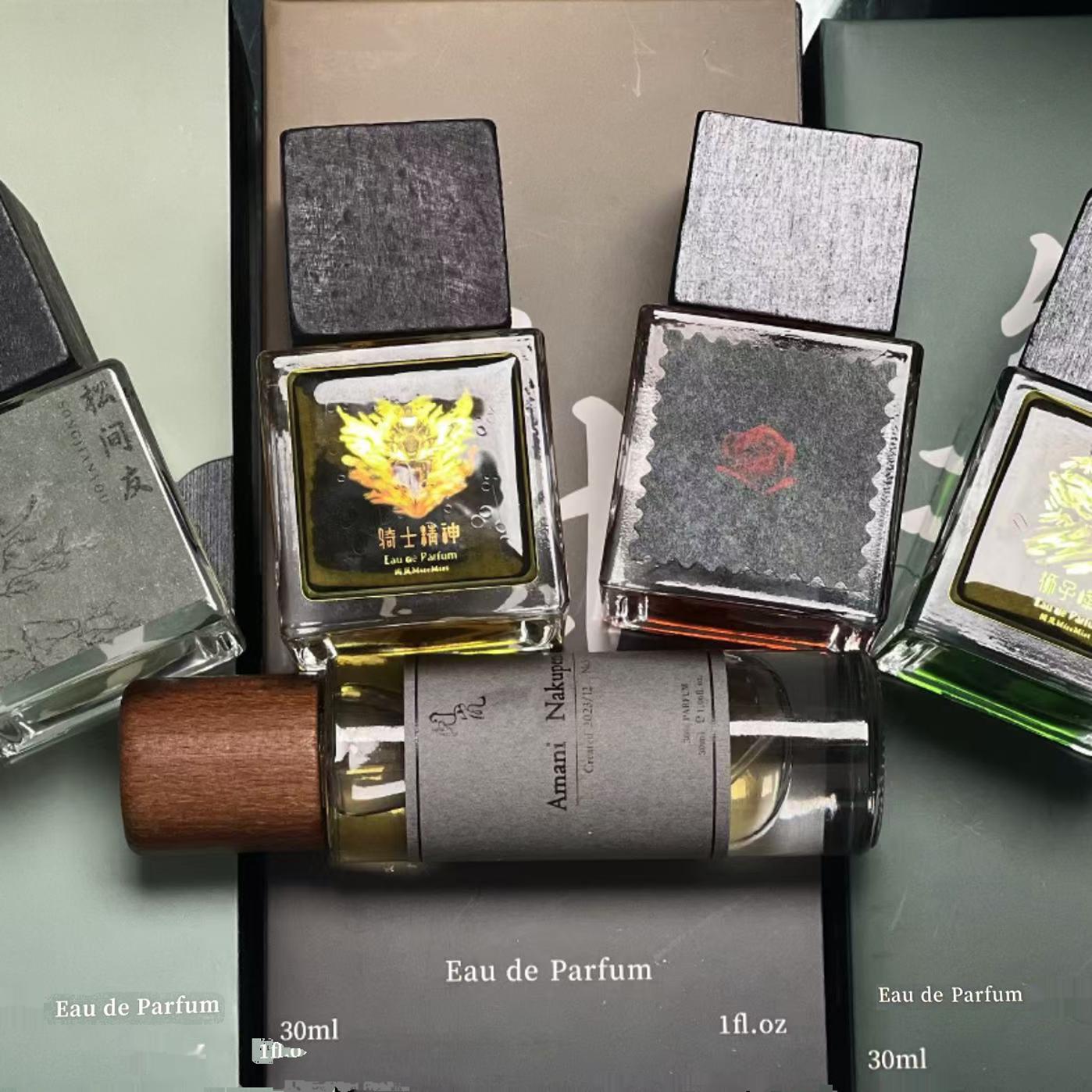 小众国产30ML玫瑰木质松木药感