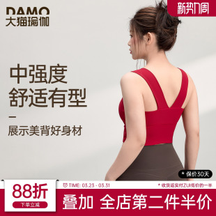 运动内衣女高强度防震运动健身服背心胖mm大码 瑜伽服普拉提训练服