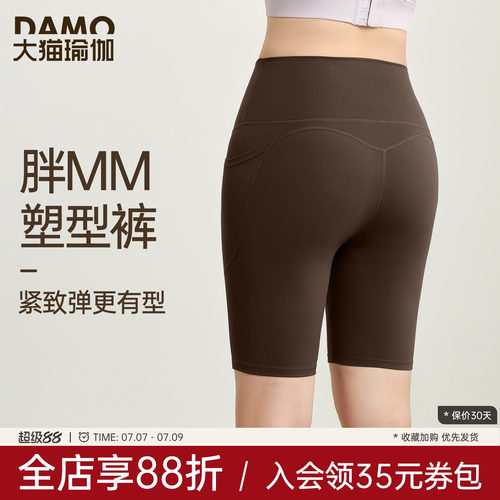 运动短裤女大码夏季速干健身短裤