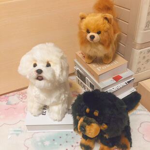 可爱仿真狗狗公仔比熊藏獒宠物狗玩偶毛绒玩具娃娃儿童男女友礼物