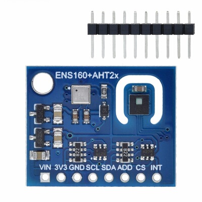 ENS160+AHT21 二氧化碳CO2 eCO2 TVOC 空气质量及温湿度传感器