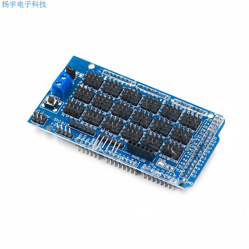 MEGA Sensor Shield V1.0专用传感器扩展板 电子积木FOR MEGA2560