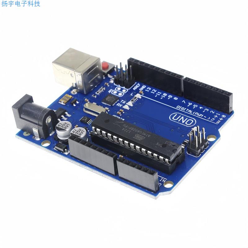 UNO R3 ATMEGA16U2+MEGA328P芯片适用于UNO R3开发板+USB线