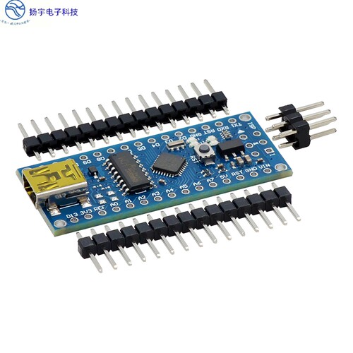 兼容Nano V3.0 ATmega168/328 USB 16M 5V微控制器 CH340单片机