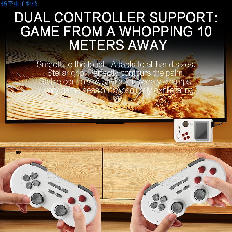 跨境K8单系统PSP开源电视游戏机3D双人对战4K街机无线2.4G制冷风