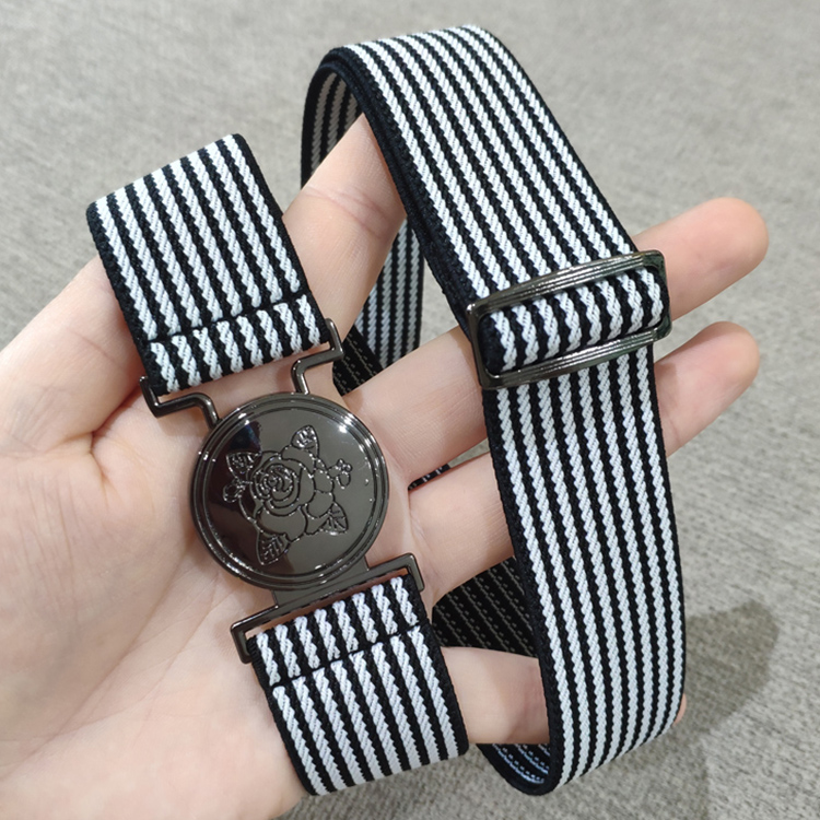 隐形弹力可调节韩版简约松紧腰带