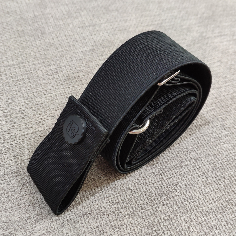 新品蓝白条纹日系懒人学生腰带