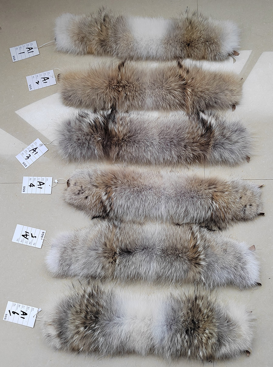 现货大鹅毛领 50cm郊狼毛领子远征毛领55cm两规格coyote fur-封面