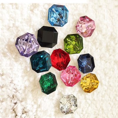 方形钻扣亚克力旗袍羊绒包邮