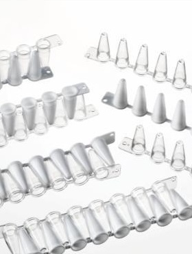 美国GCS 标准低型 0.1ml乳白色PCR 8排管(Real Time专用) 125/袋