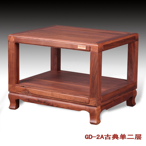 虎爪古典单二层实木机架