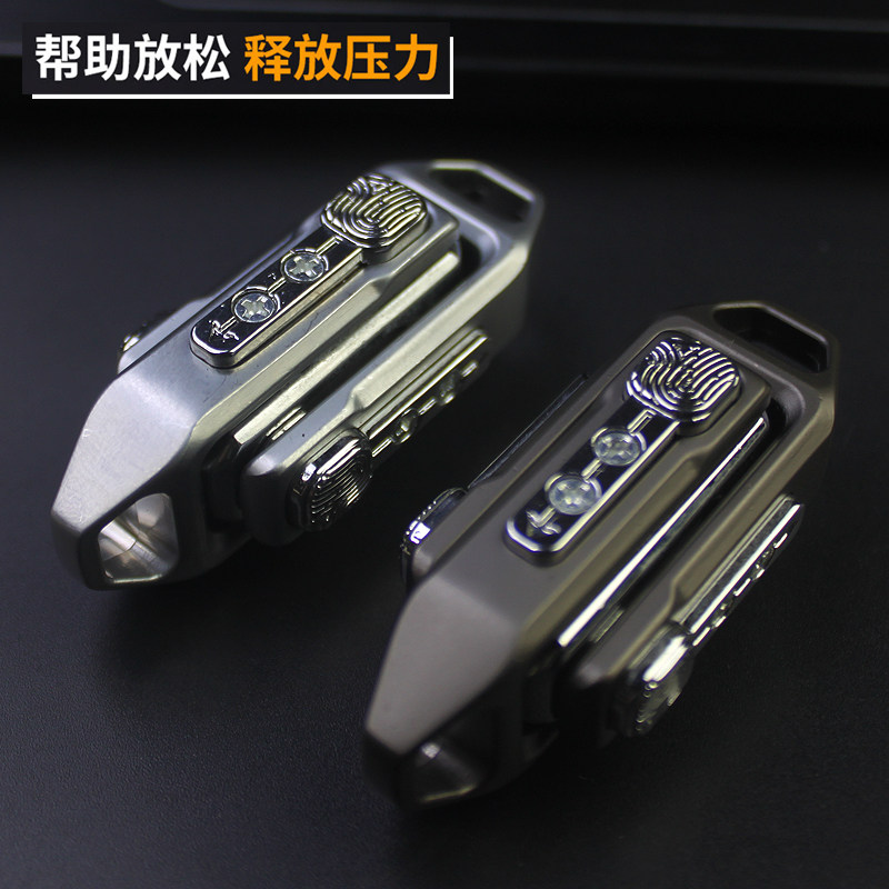 推蛋啪啪币edc玩具指尖陀螺推牌金属解压黑科技解减压神器手玩件