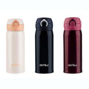 爱奇上学高颜值屋靓彩车载保温杯304不锈钢简约水杯男女便携特惠