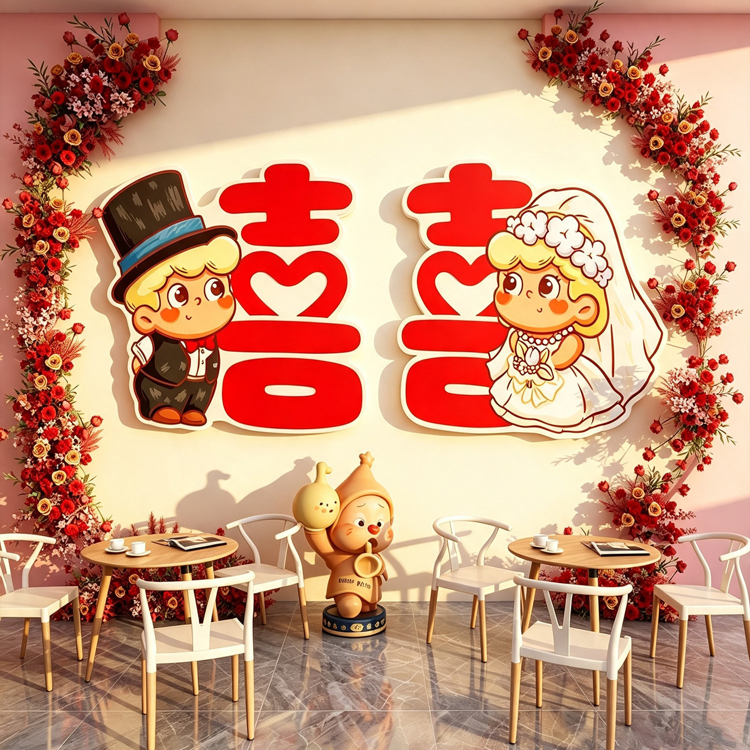 婚介所红娘相亲标语墙贴