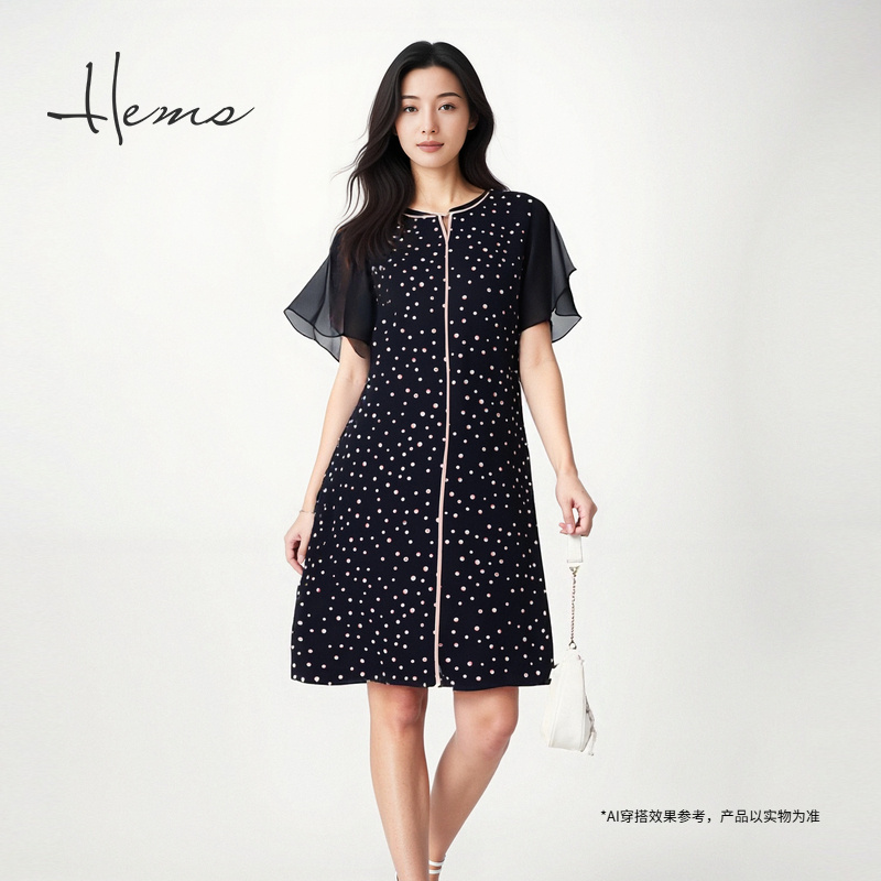 海尔曼斯气质优雅连衣裙