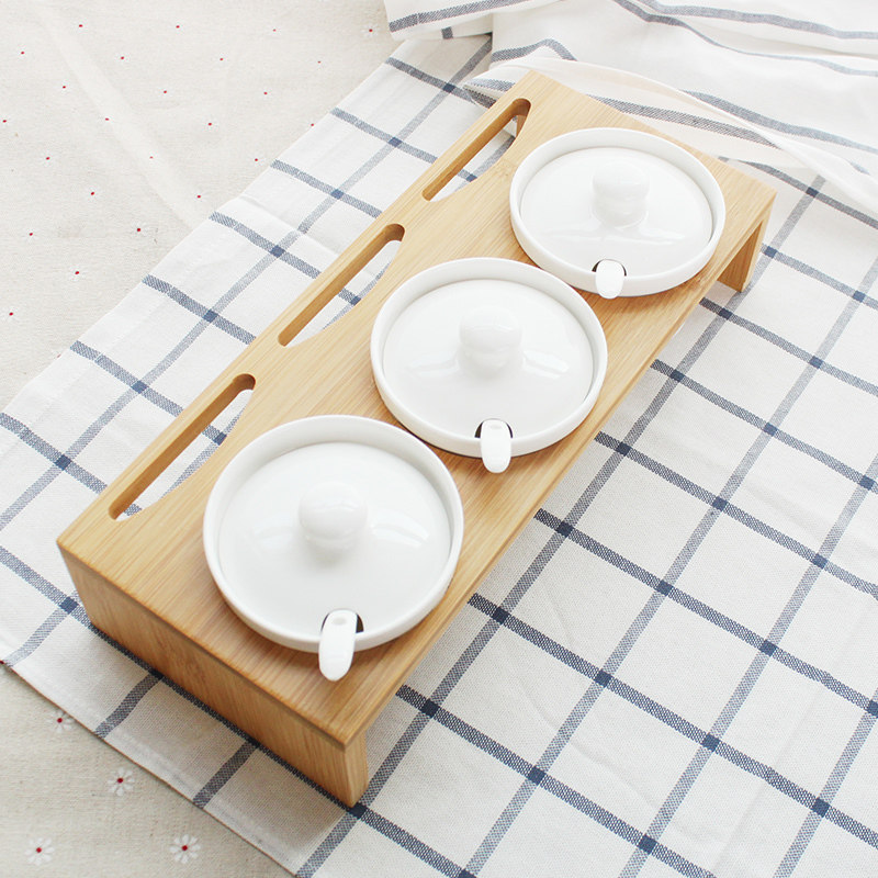 Creative home Ceramic spice jar Three-piece Suite kitchen Condiment jar suit white Sauce pot suit Salt shakerin the Kitchen/Cooking utensils , Kitchen Gadgets/Kitchen storage , Storage jars/Kitchen storage containers , Seasoning bottles  category - from Buy2taobao.com to provide professional Taobao agent buy service