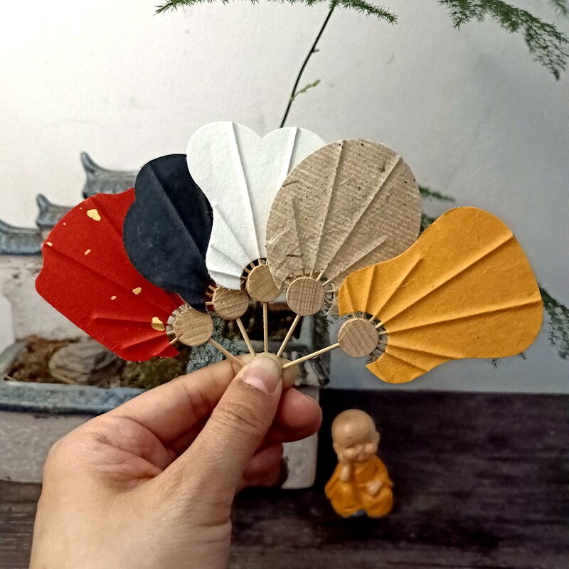书签宣纸团扇复古风名片扇子超小迷你工艺扇红色纯黑纯白异形扇,居家日用,扇子,淘宝优惠券,粉丝福利购,淘宝优惠卷