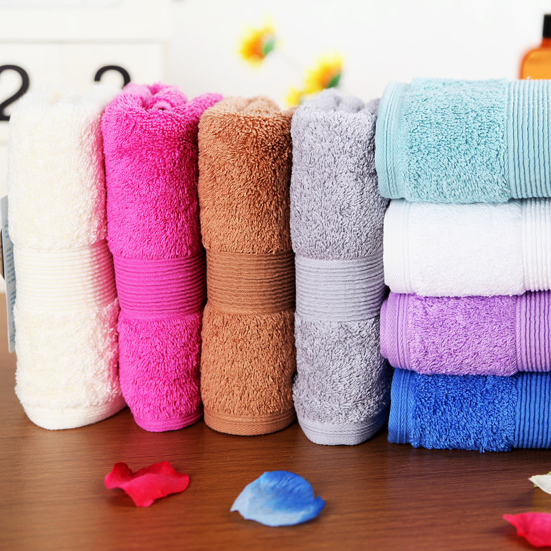 埃及进口长绒棉加厚方巾孚日洁玉