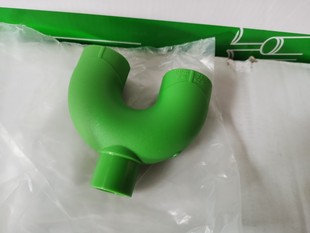 联塑精品绿色ppr管道回水弯顺水三通大流量配件人字Y型三通正品