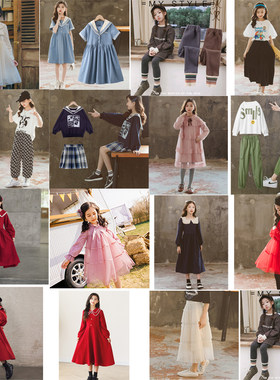 中大童装儿童衣服女童裙子连衣裙