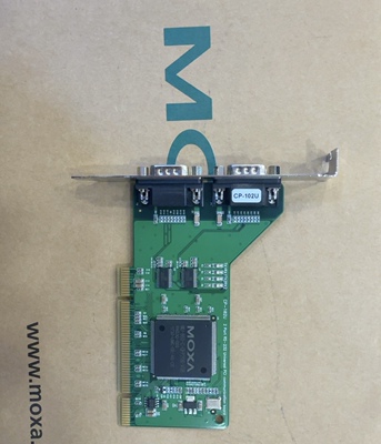 MOXA CP-102U 2口PCI卡RS232多串口卡工业级正品全新