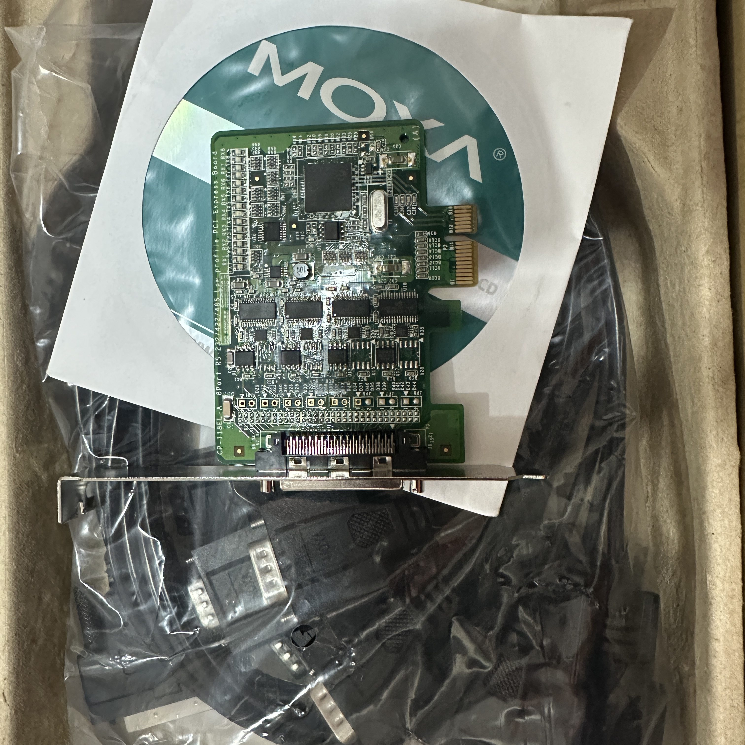 台湾原厂MOXA CP-118EL-A RS232/422/485 8串口卡