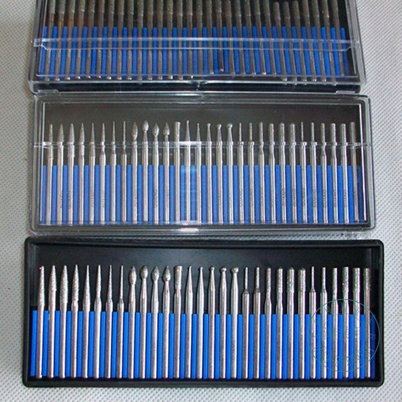 粉针打磨头 合金打磨头 合金磨头 金钢石磨头 3mm柄 风磨笔配件