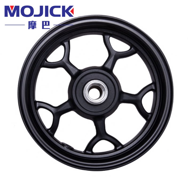 适用豪爵VS125 HJ125T-22/22A踏板车前后钢圈轮毂轮框轮圈铝轮