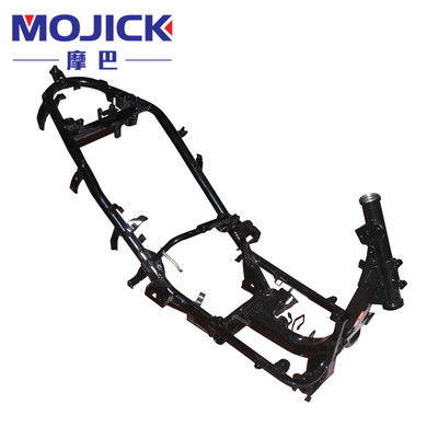 踏板车配件适用铃木新海王星UA125T-A整车车架全车车架 大架大梁