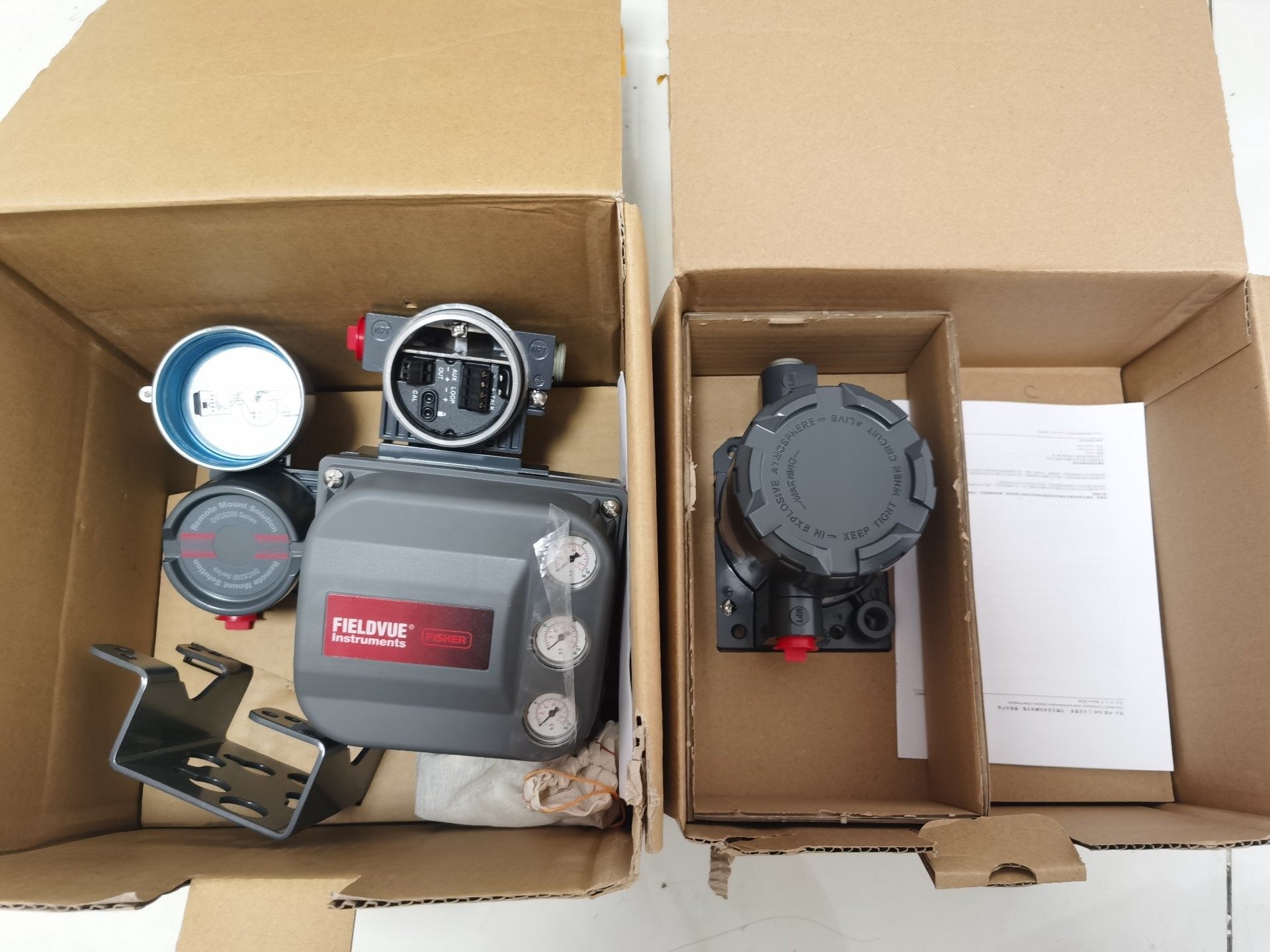 费希尔fisher分体式阀门定位器dvc6205 dvc6215