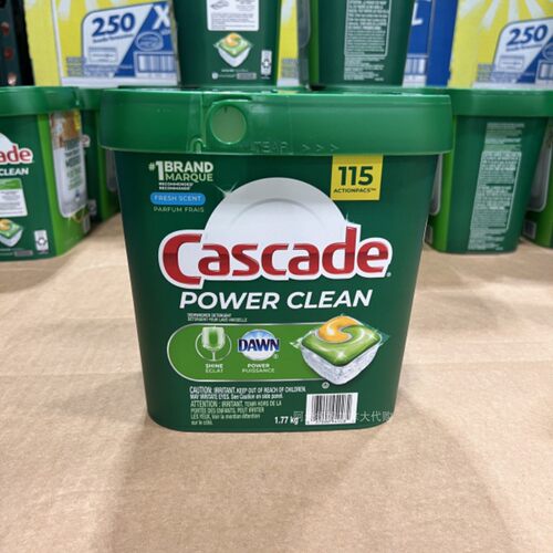 cascade洗碗机超浓缩洗碗块清洁