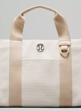 特价加拿大Lululemon Two-Tone Canvas Mini Tote Bag 4.5L托特包