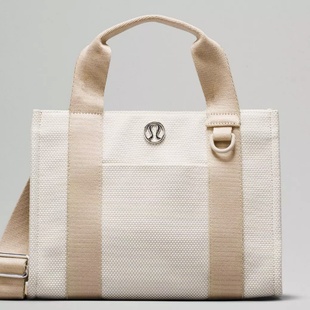 加拿大代购lululemon Two-Tone Canvas Mini Tote Bag 4.5L托特包