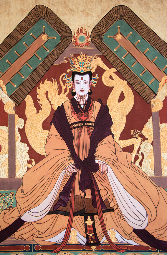 武周皇帝 武则天像 古代帝王像 女帝王像 武昭仪 武媚娘 装饰画像